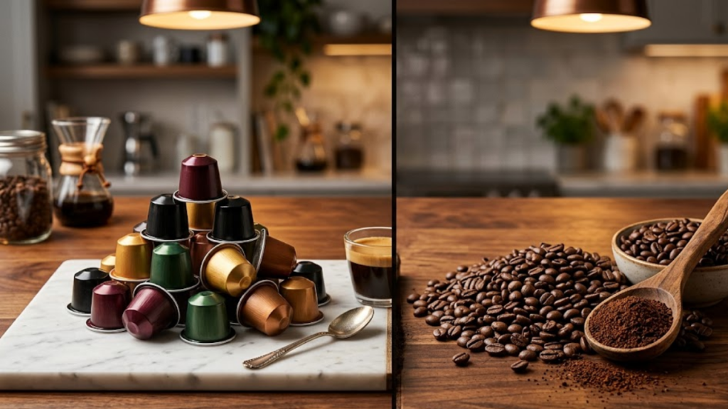 Cápsulas vs Café em Pó: Qual É a Melhor Escolha Para a Sua Rotina?