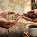 grãos de café especial