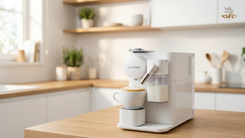 Review da Nespresso Lattissima One branca com cappuccino cremoso pronto