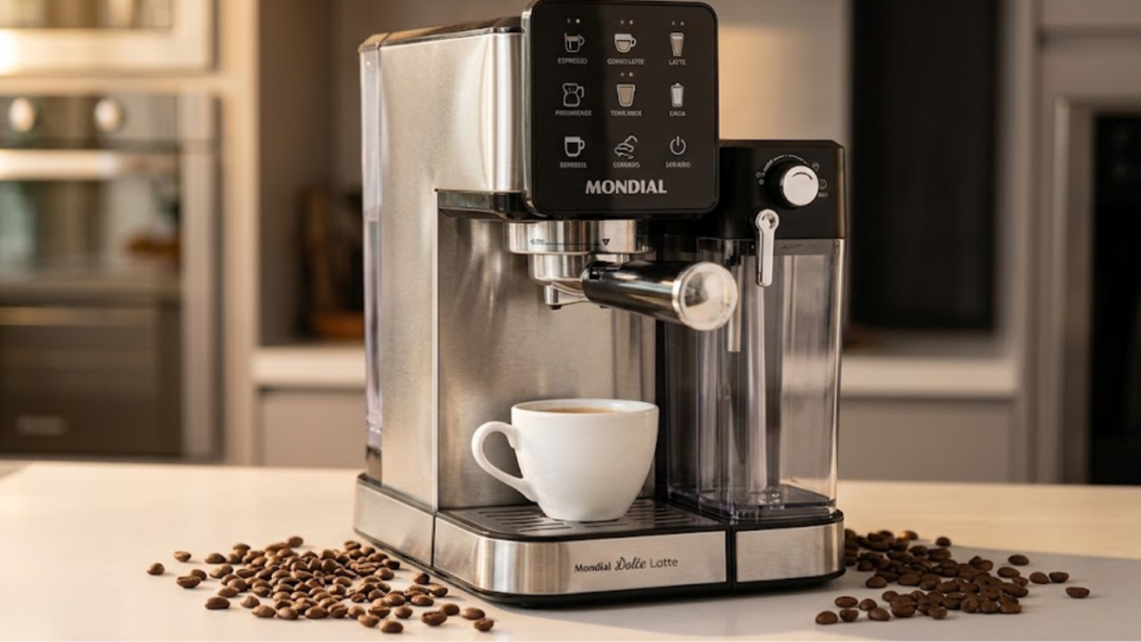 Review da Mondial Dolce Latte CCL-01 preto inox com espresso brasileiro