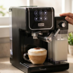 Review da Oster PrimaLatte Touch com painel touch e cappuccino cremoso