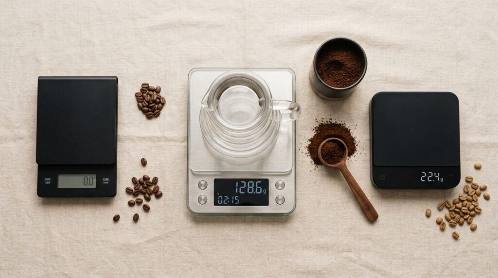 Melhores Balanças de Café com Timer para o Barista Doméstico